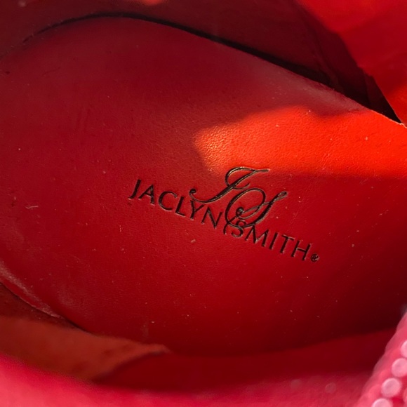 Sexy Red hot suede like high heel boot 👢 - Picture 5 of 5